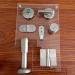 SS201 Toilet Cubicle Hardware Antirust Toilet Partition Accessories