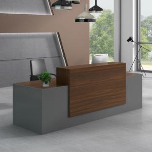 Quality Wooden Modern Front Desk Salon Furniture Beauty Salon Reception Desk wholesale