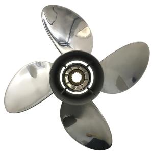 Quality X19 Stainless Steel Outboard Motor Propellers , 110hp Outboard Propeller wholesale