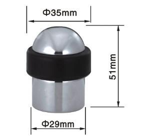 Cheap Stainless Steel 304 Interior Door Stopper 29*51mm AB Surface for sale