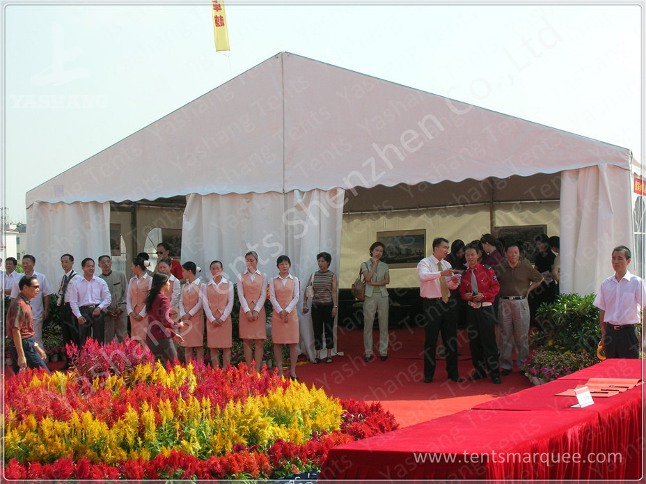 8x27M Outside custom event tents Aluminum Frame Built on the Coast