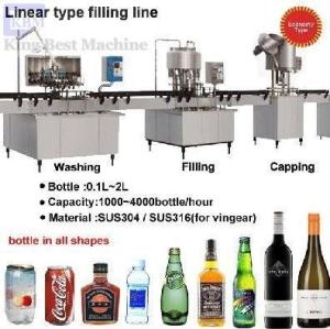 Quality Linear Type Carbonated Soft Drink Filling Machine wholesale