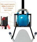 Large Storage Basket Metal Steel Wall Mount Ironing Board Organizer with Powder