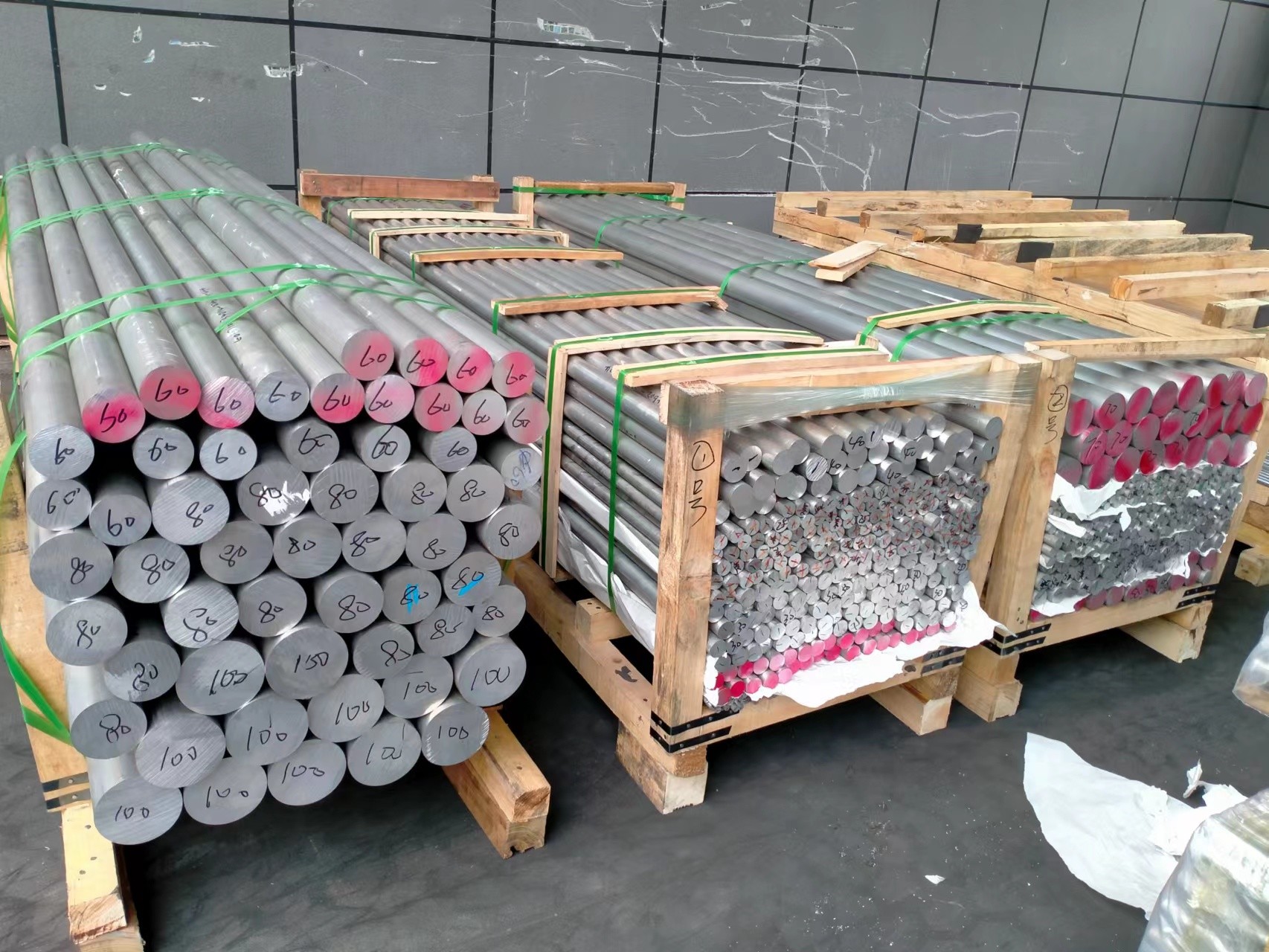 6061 Round Aluminum Rod Aluminium Bar Round ISO SGS Certificates