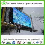 Flexible P4.81 Full Color Hanging LED Display , Rental Thin Exhibition Led