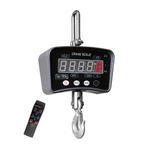 Quality Portable Digital Hanging Scales Battery Power Supply 100kg 200kg LED With Backlight wholesale