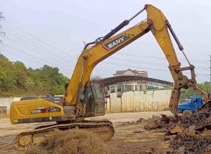Quality Sany SY215C Used Crawler Excavator 128kw / 2000rpm Engine Power wholesale