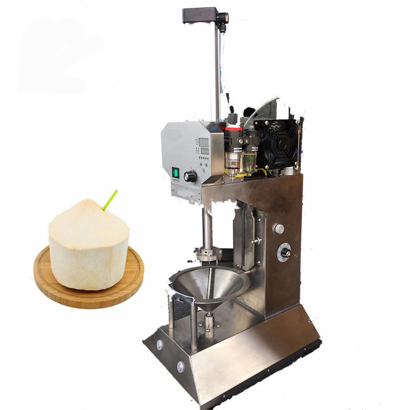 Low factory price/High quality/Long-term after-sales Fresh Young Green Coconut Peeling Cutting Dehusking Machine