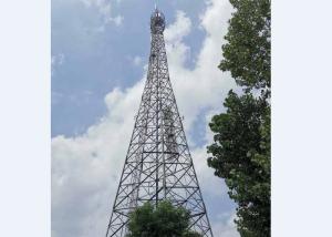 Quality Ground Based Microwave Antenna Tower Communication Tower Tubular Type Stable Performance wholesale
