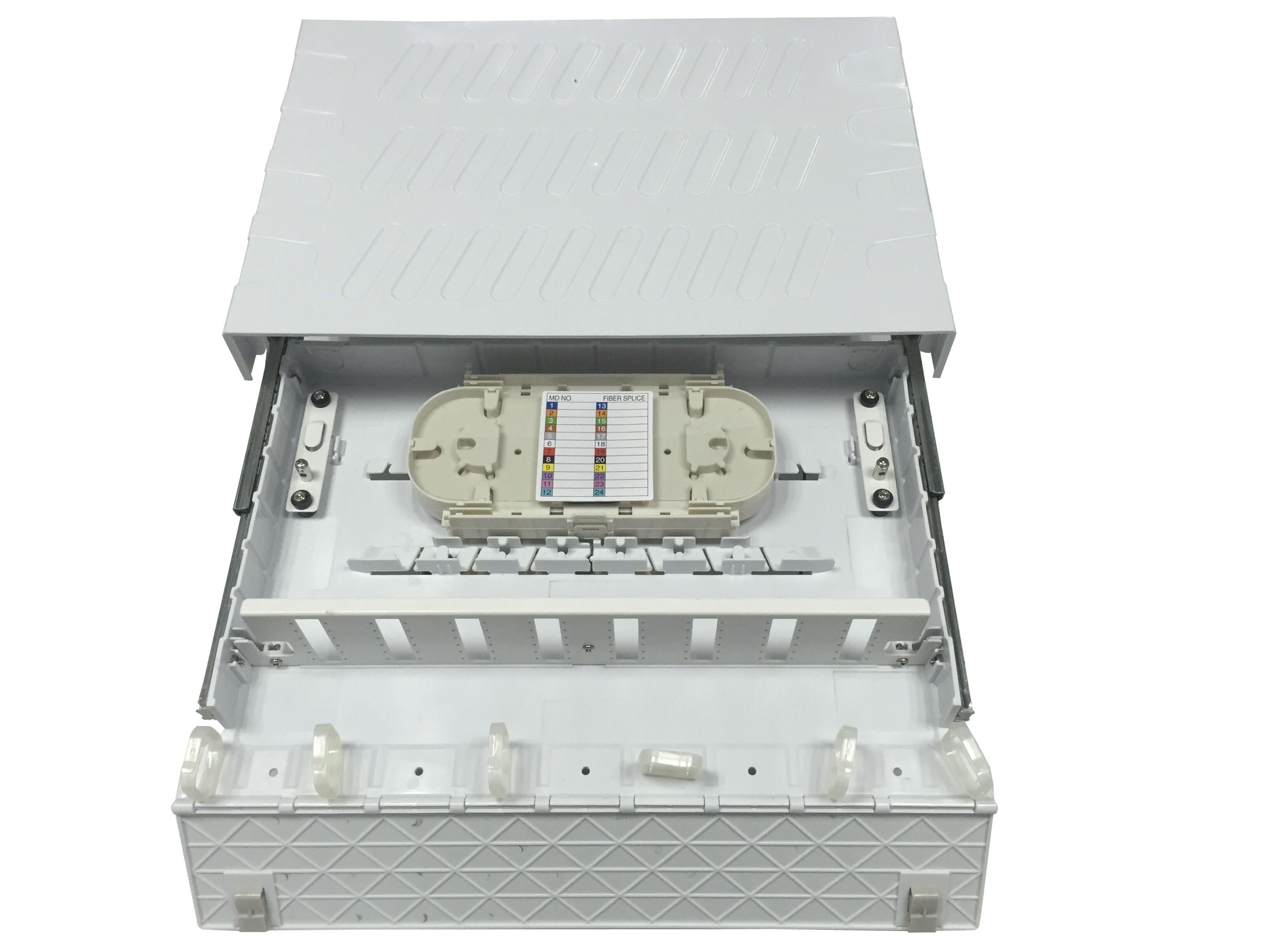 ABS Plastic FTTH Fiber Optic Terminal Box Rack Mounted