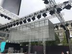 500x1000mm Transparent LED Display Noiseless Working For Advertising