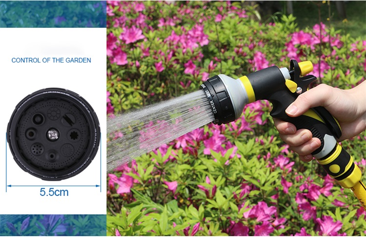 Garden Water Guns 7 Pattern Garden Irrigation High Pressure Garden Hose Nozzle