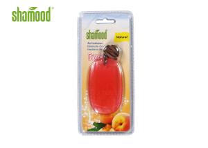 Quality Transparent Design Natural Car Air Freshener 17g Polymer For Rear View Mirror Hanging wholesale