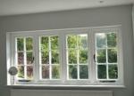 Polishing Commercial Aluminum Horizontal Sliding Windows Wood Grain Heat