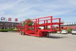 Duel Line Brake System Vehicle Transport Semi Trailers For 4-21 Units Cars