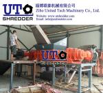 hot sale large mattress shredder/ double shaft shredder, waste furniture