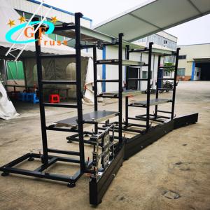 Quality Black Aluminium 6061 LED Wall Ground Stand Spigot Connection wholesale