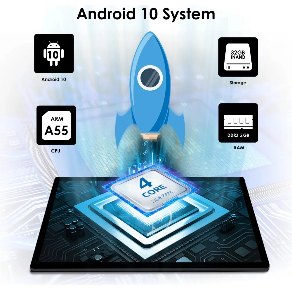 9 Inch Android Car Radio with Steering Wheel Control GPS Navigation and Multimedia Player