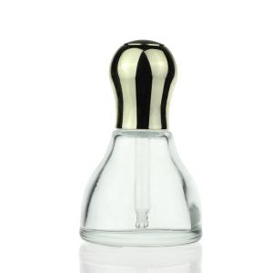 Quality Cosmetics 45ml Packaging Serum Bottle Luxury Unqiue Oval Shape wholesale