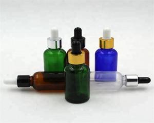 Quality Multi Color 30ml Dropper Bottle , 18/410 Essential Oil Dropper Bottles wholesale