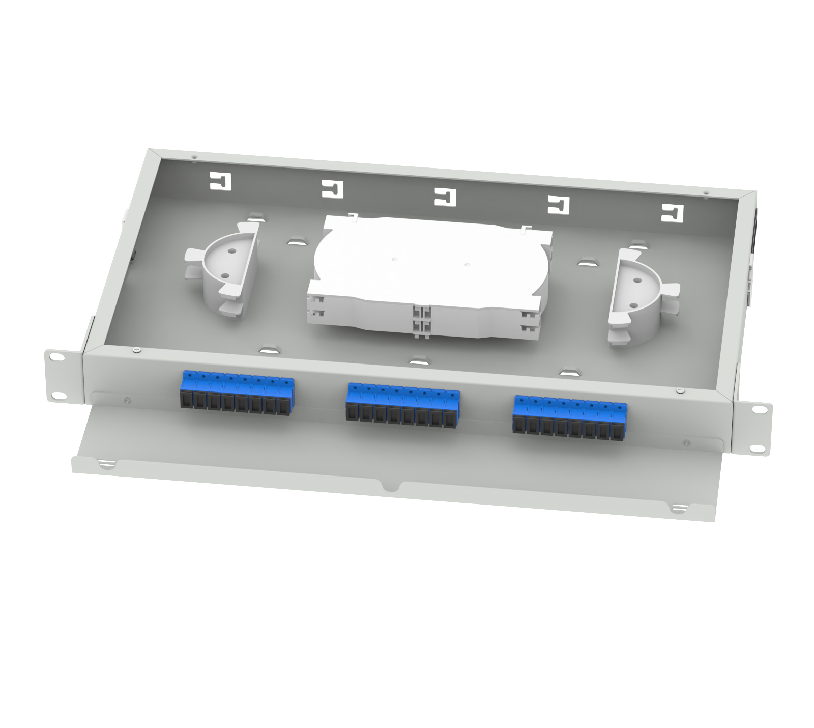 ODN 24 Ports SC UPC 19 Inch Optical Distribution Frame for Network FTTX Projects