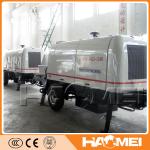 self loading concrete mixer with pump