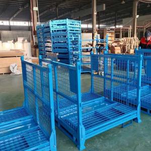 Quality Material Box Steel Pallet Box For Industry Parts &amp; Warehouse Storage wholesale