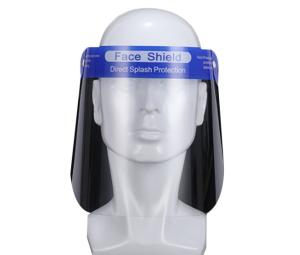 Quality Fluid Resistant Full Cover Disposable Face Shield , Medical Face Shield Visor wholesale