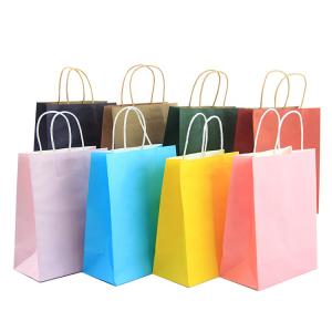 Quality Shock Resistance 16x6x12inches Rope Handle Paper Bags wholesale