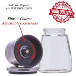 Glass Ceramic 132mm 170ml 235g Salt Pepper Grinder