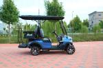 2+2-Seater Low-Key Luxury Blue Electric Golf Cart With High Horsepower 14-Inch