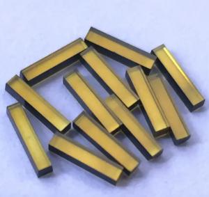 Quality 3 X 0.6 X 0.6mm 4 X0.8 X0.8mm MCD Diamond Sticks Mono Crystal Diamond Hpht Yellow wholesale