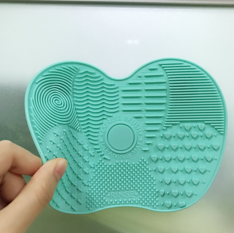 Easy Cleaning Silicone Makeup Tool Mat Anti - Oxidation With Suction Cup