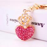 Mini Bag Crystal Car Keychain Multifeature 50mm Length Multicolor