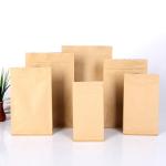 Kraft Paper Flat Bottom 750g Resealable Dog Food Bag