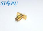 Microstrip RF Coaxial SSMA Connector Female Flange Mounted