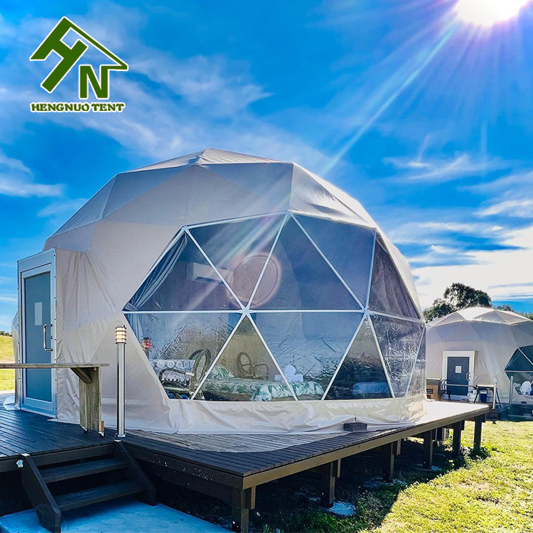 Luxury Camping Equipment China Outdoor Glamping Geodesic Dome Tent For Sale