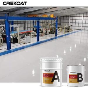 Quality Seamless Water Based Epoxy Floor Coating Resistance To Chemicals Oils Stains wholesale