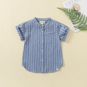 Quality Customizable children clothing boys plain shirts boys Fashion new products summer clothes shirts for kids wholesale