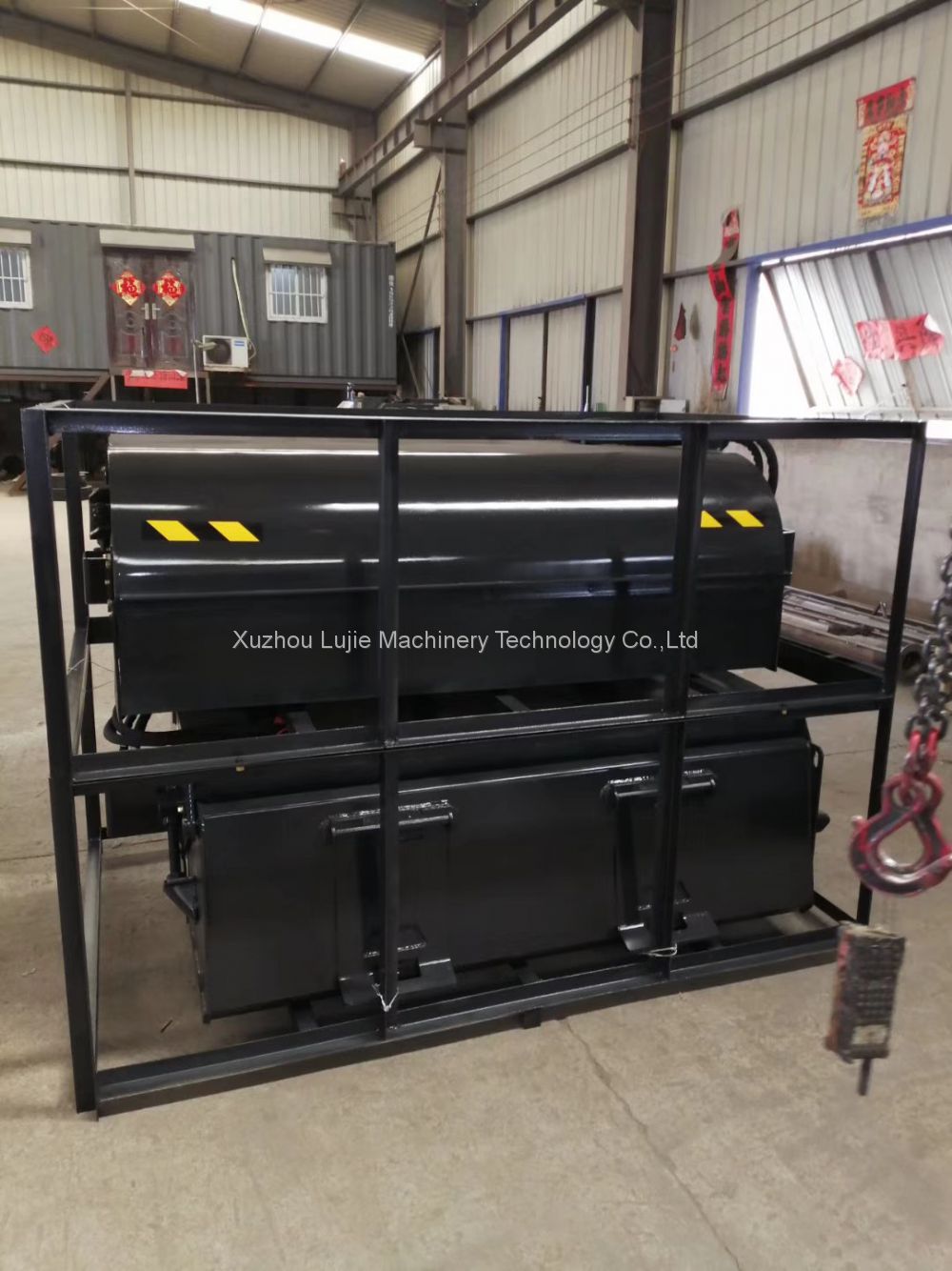 Lujie Sweeper Box Broom Skid Steer 72 Attachment skid steer broom attachments