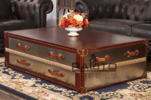 Quality classic style aluminium coffee table furniture wholesale