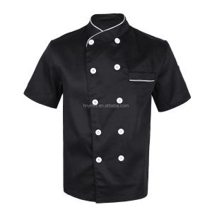 Quality Restaurant Hotel Worker Lightweight Chef Coats Short Sleeve wholesale