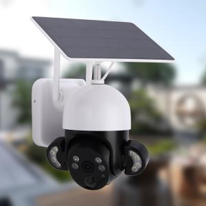 Quality 6W Solar Panel Battery Security Camera 2K 5dbi Dual Antennas Solar Surveillance Camera wholesale