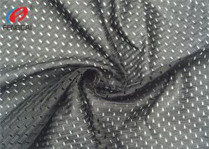 China Warp Knitted Big Hole Sports Mesh Fabric , Polyester Jersey Net Material Breathable Fabric on sale