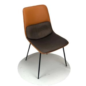 Quality Blue PU Leather Cushions 840mm 6.8KGS Modern Leisure Chair wholesale