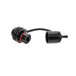 Outdoor IP68 Fiber Optic Adaptor 4.8mm Singlemode Waterproof SC Mini