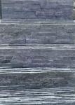 Natural slate cultural stone sawn cut split China grey black white color