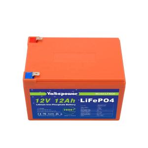Quality 12.8v 12v 12ah Lifepo4 Battery Rechargeable Discharge Current 6A wholesale