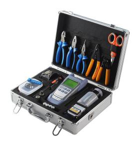 Quality SM MM OM3 Fiber Optic Tool Kits With Fiber Cleaver wholesale