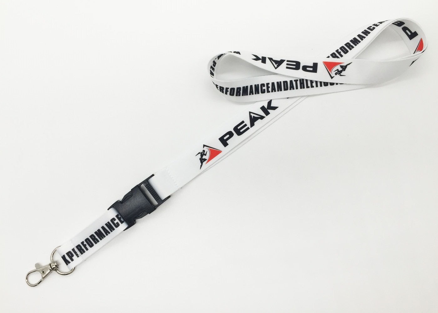 Custom Fashionable rainbow dye sublimation lanyard for promotion gifts